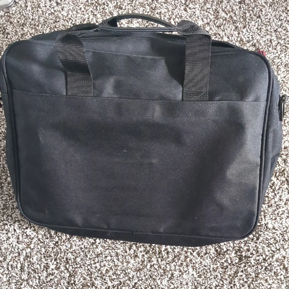 Black Men's Briefcase - Laptop & Travel Organizer